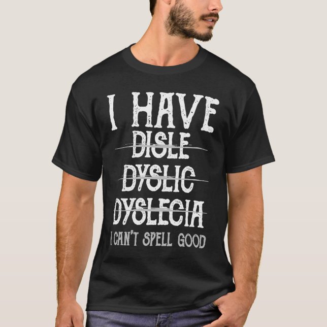 Dyslexia Awareness T-Shirt (Front)