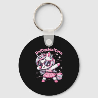 Dyslexia awareness unidyslexicorn unicorn dyslexia key ring