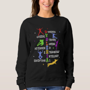 Dyslexia Awareness with Meaning - Cute Dyslexia Re Sweatshirt