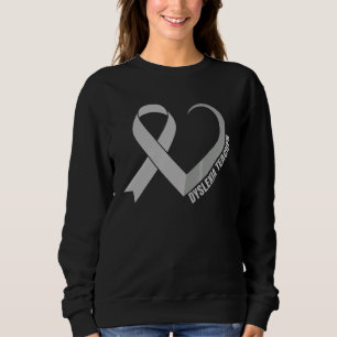 Dyslexia Teacher Awareness Therapist Ribbon Cool T Sweatshirt