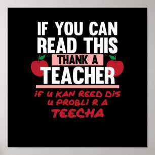 Dyslexia Teacher Disability Awareness Therapist Poster