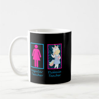 Dyslexia teacher dyslexic dyslexia therapist crew coffee mug