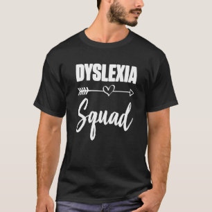 Dyslexia Teacher Therapist Squad Dyslexic Therapy T-Shirt
