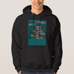 Dyslexia Teacher Therapist Unique Dyslexic Reading Hoodie