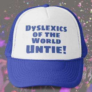 Dyslexia Theme Trucker Hat