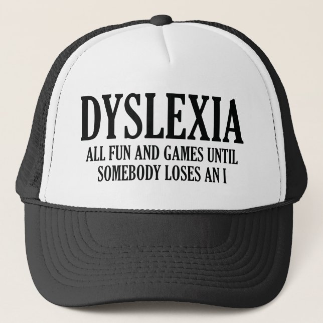 Dyslexia Trucker Hat (Front)