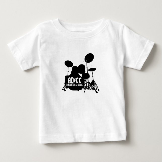 Dyslexic humour baby T-Shirt (Front)