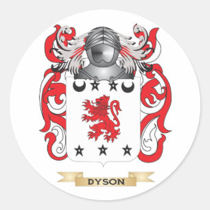 Dyson Coat of Arms Classic Round Sticker