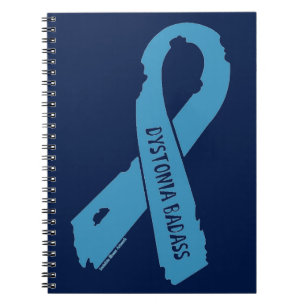 DYSTONIA BADASS torn ribbon Notebook