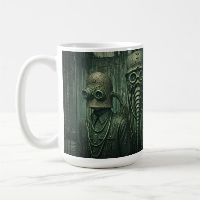Dystopia is here coffee mug (Left)