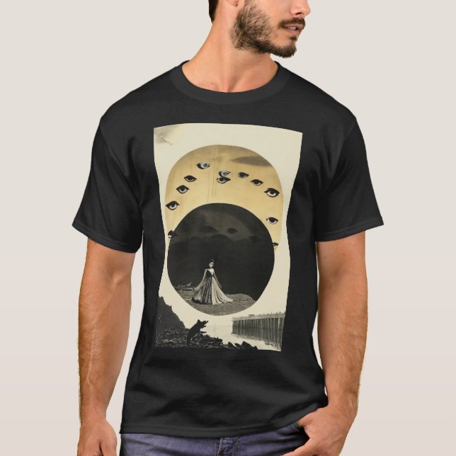 Dystopian Dreams: Toshiko Okanoue-Inspired T-Shirt (Front)