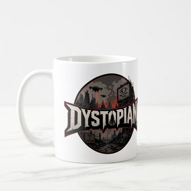 Dystopian Fiction Lover Coffee Mug (Left)