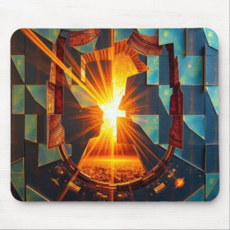 Dystopian Sunrise Mouse Pad