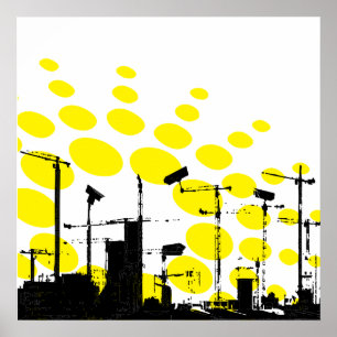 Dystopian sunrise poster