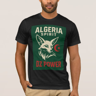 DZ POWER – Algeria Spirit Fennec Design T-Shirt