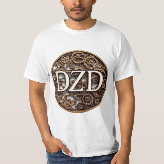 DZD Logo Steampunk Theme T-Shirt (Front)