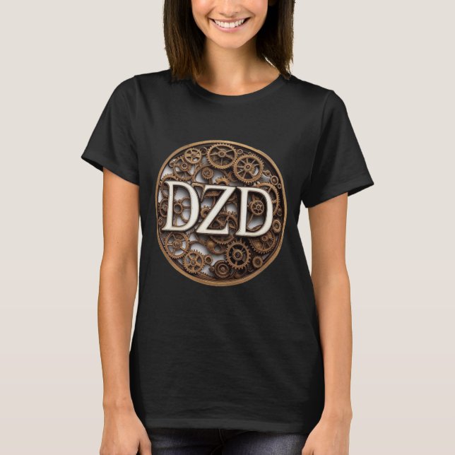 DZD Logo Steampunk Theme T-Shirt (Front)