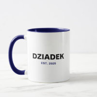 Dziadek Est. 2025 – The Perfect Grandpa Gift
