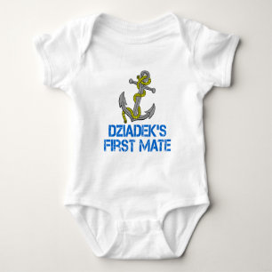 Dziadek's First Mate Baby Bodysuit