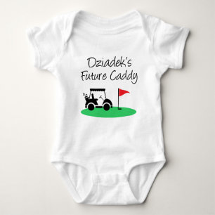 Dziadek's Future Caddy Polish Grandchild Baby Bodysuit