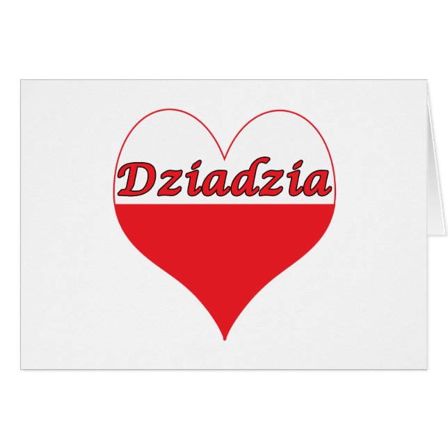 Dziadzia Polish Heart (Front Horizontal)