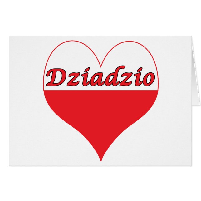 Dziadzio Polish Heart (Front Horizontal)
