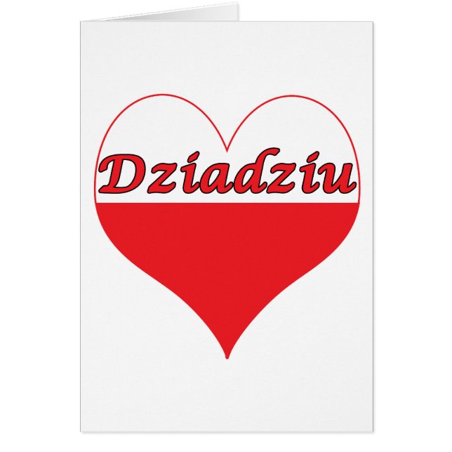 Dziadziu Polish Heart (Front)
