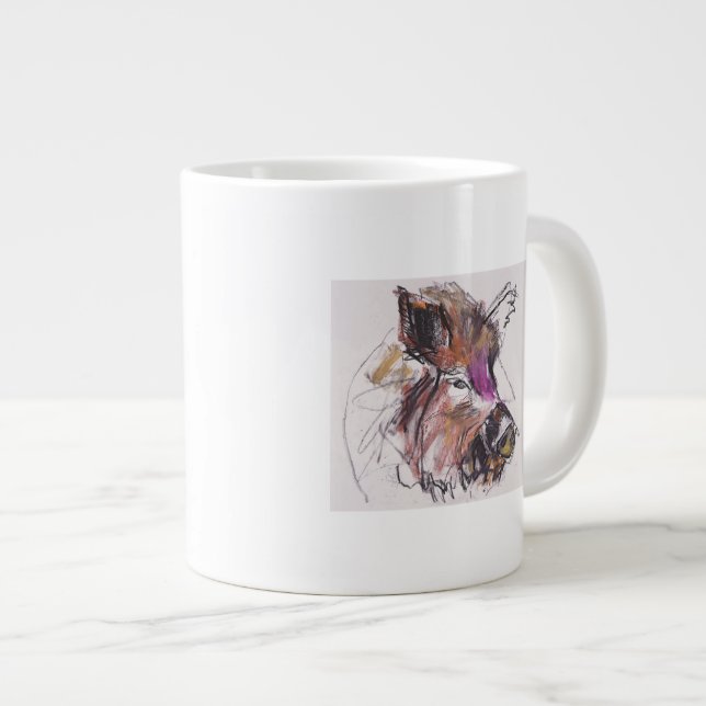 Dzik Large Coffee Mug (Front Right)