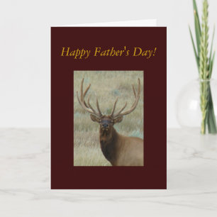 E10 Bull Elk in Velvet Head Shot Card