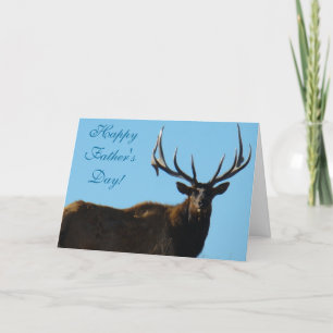 E27 Bull Elk Sky Lined Card