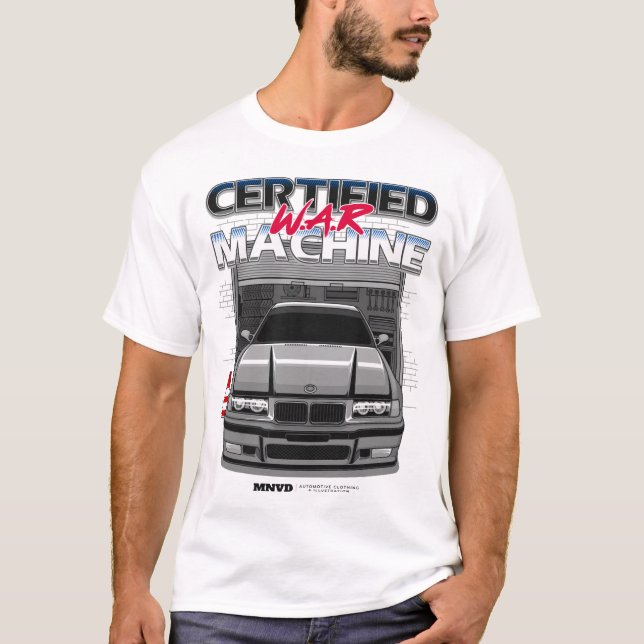  E36 Sport Car Illustration T-Shirt (Front)