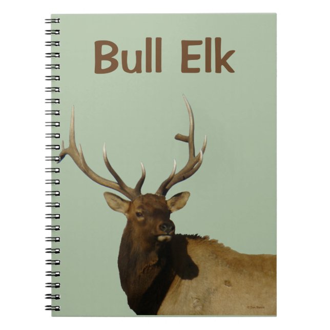 E50 Bull Elk Head and Shoulders Notebook (Front)