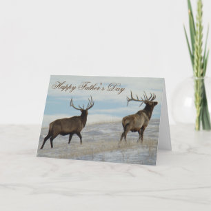 E57 Bull Elk Lucky 13 Bull Card