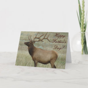 E8 Bull Elk in Velvet Card