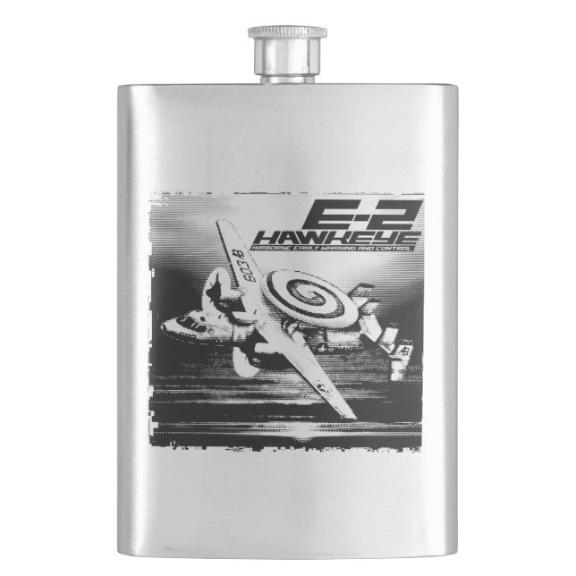 E-2 Hawkeye Hip Flask (Front)
