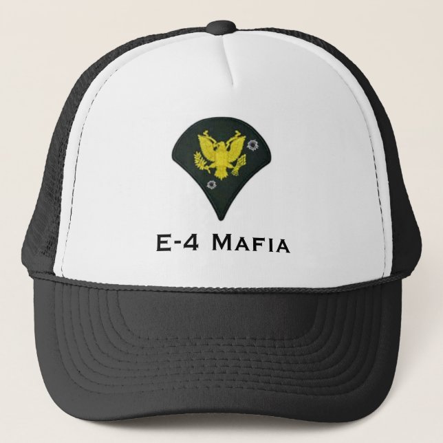E-4 Mafia Trucker Hat (Front)