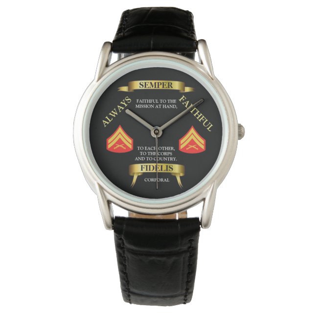 E-4 SEMPER FIDELIS / ALWAYS FAITHFUL WATCH (Front)