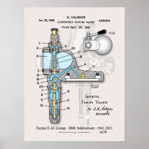 E-61 anniversary poster 18"x24"