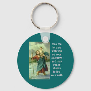 e-6 st christopher keychain