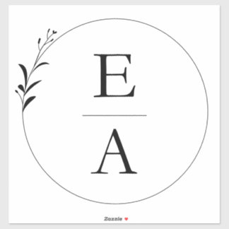 E & A Custom-Cut Vinyl Sticker
