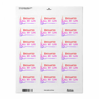 e.a.m.l ADDRESS LABEL SIZE STICKERS <<sunrise>>