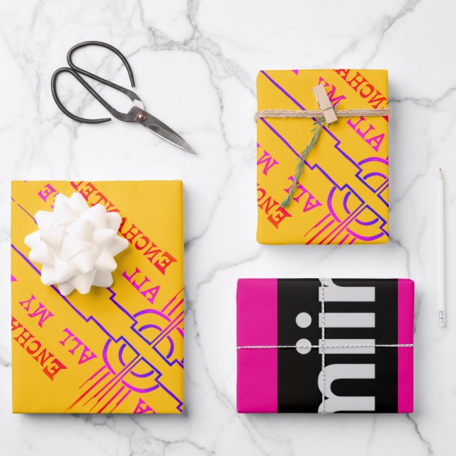 e.a.m.l. WRAPPING PAPER SHEETS studio miiri (Front)