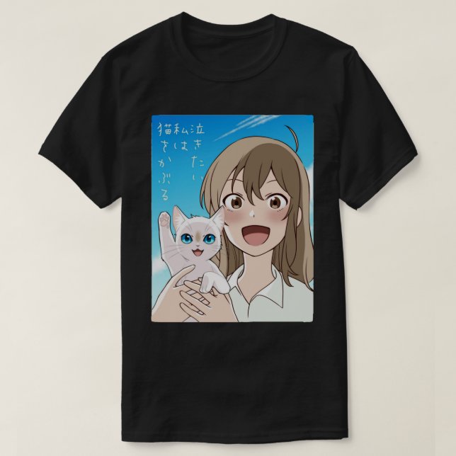 E:\AnhgocUpZZ\A whisker away  Happy Sasaki & Taro  T-Shirt (Design Front)