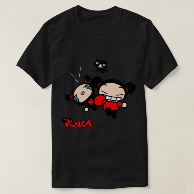 E:\AnhgocUpZZ\Pucca and Garu Funny Love  .png T-Shirt (Design Front)