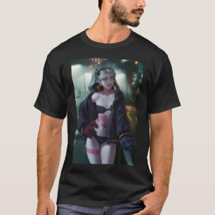 E:\AnhgocUpZZ\Rebecca Cyberpunk Edgerunners loli w T-Shirt