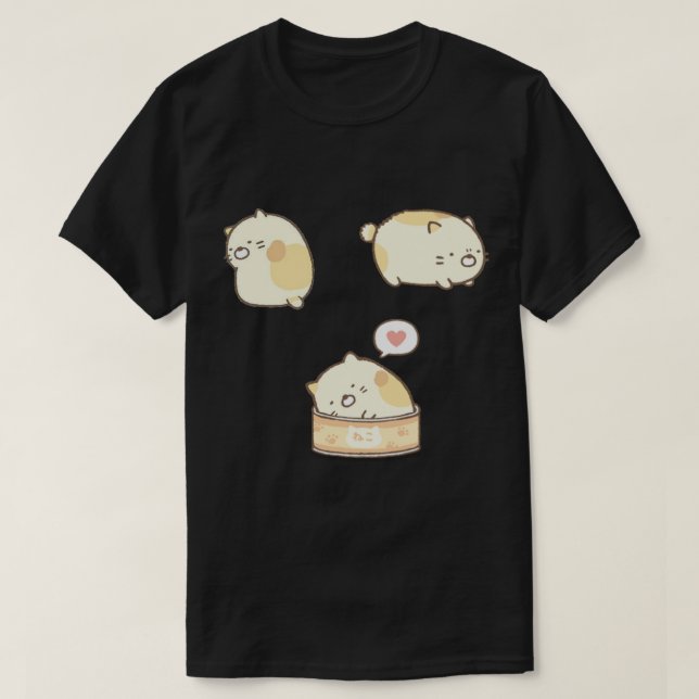 E:\AnhgocUpZZ\Sumikko Gurashi Neko .png T-Shirt (Design Front)