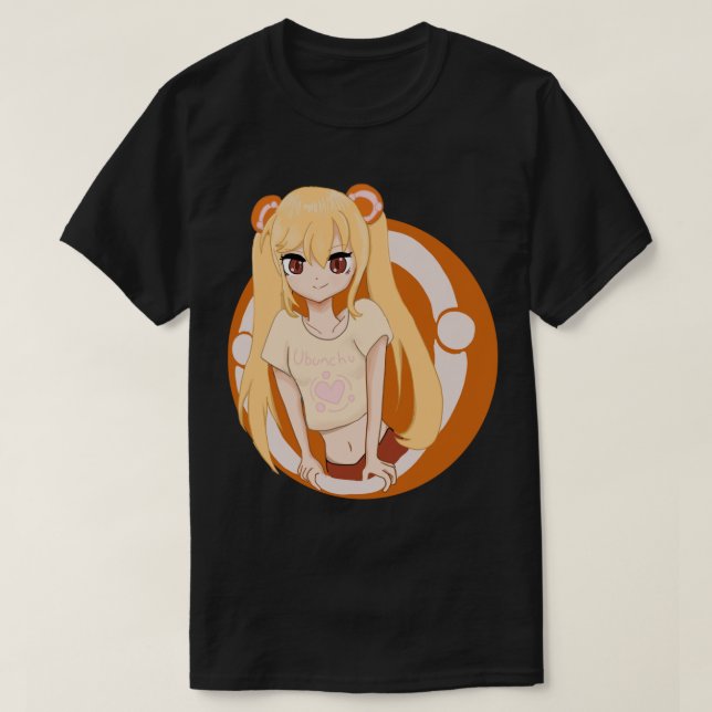 E:\AnhgocUpZZ\Ubuntu-chan .png T-Shirt (Design Front)