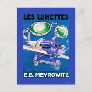 E.B. Meyrowitz Flying Goggles Advertisement Postcard