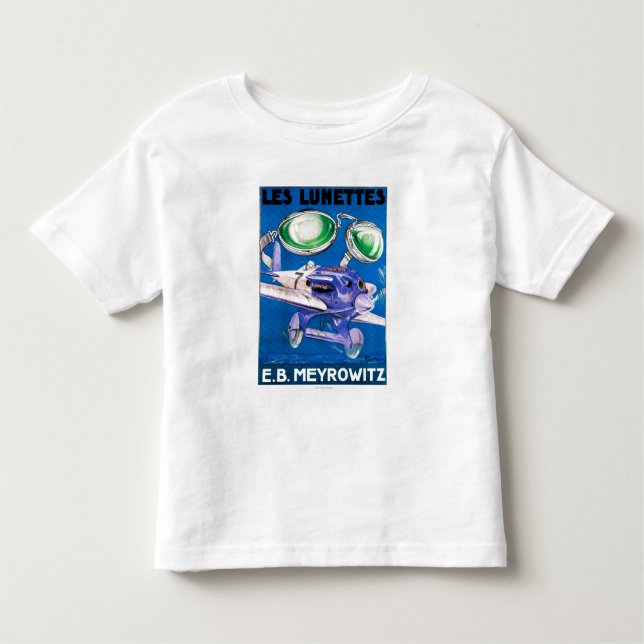 E.B. Meyrowitz Flying Goggles Advertisement Toddler T-Shirt (Front)