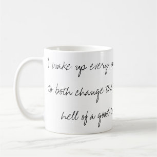 E.B. White Handwritten Quote Mug